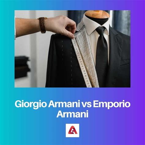 armani giorgio vs emporio.